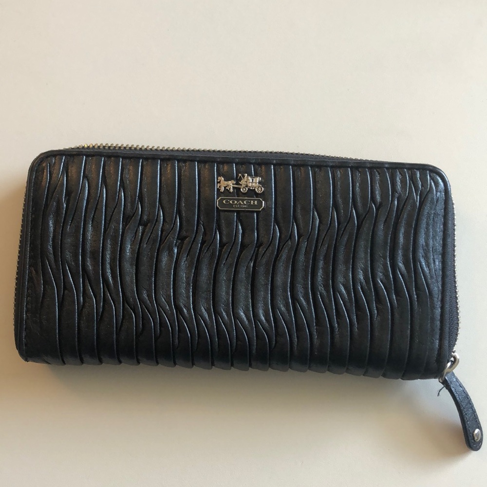 Coach leather wallet